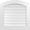 Ekena Millwork Arch Top Surface Mount PVC Gable Vent: Non-Functional, w/ 3-1/2"W x 1"P Standard Frame, 26"W x 42"H GVPAR26X4201SN - alternate 1